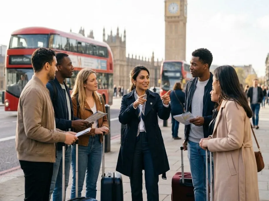 group travel in london